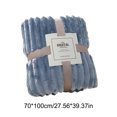 thumbnail image 2 of Cozy Plush Blanket 27x39 Inch Faux Fur Throw Blanket Solid Color for Couch Sofa, 2 of 6