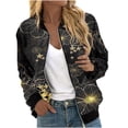thumbnail image 1 of Liquidation de Chemises pour Femmes Veste en Polyester pour Femmes Mode d'Automne Décontractée Veste Carrée Mince à Poches Blouse Manteau Haut Style Baseball, 1 of 5