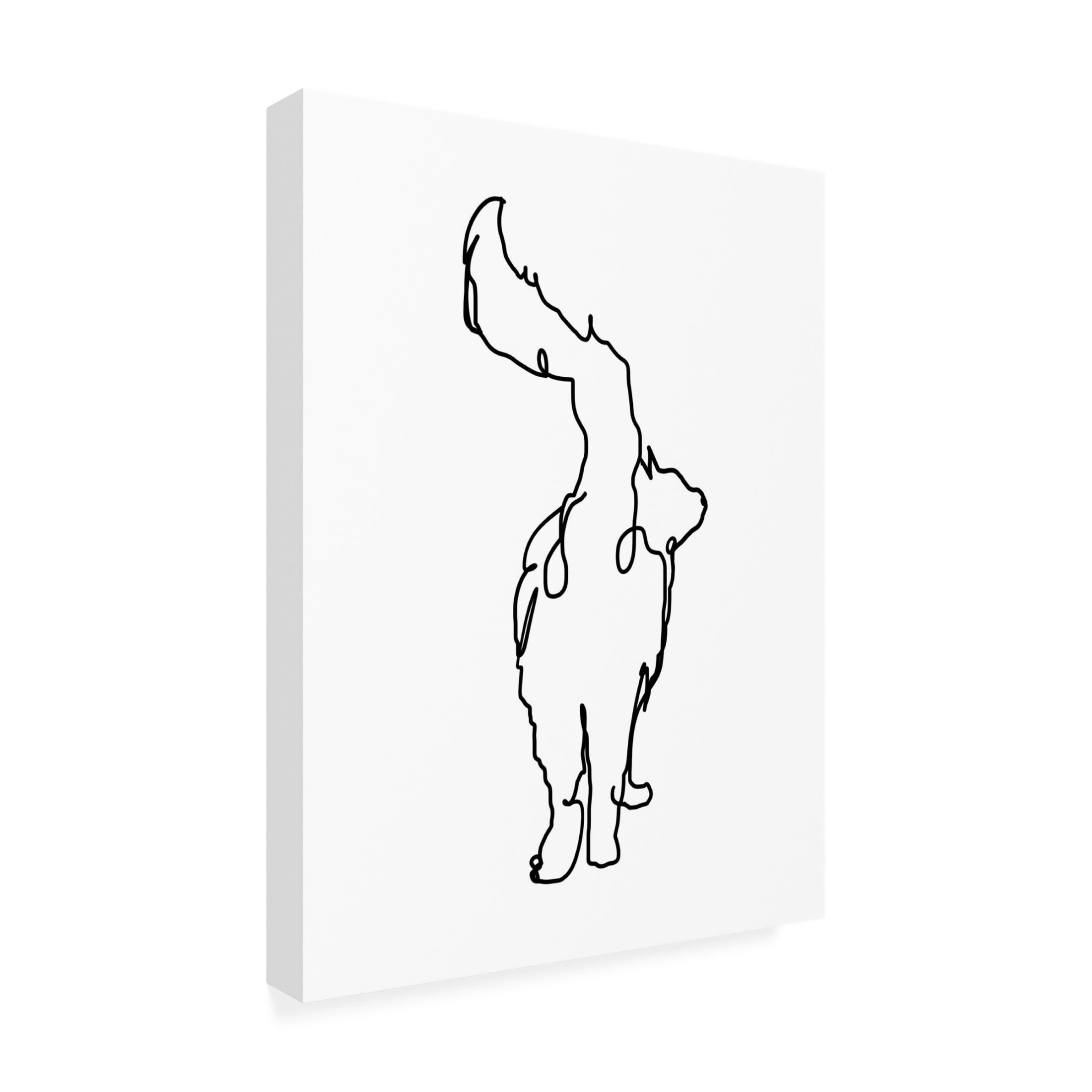 Trademark Fine Art Hanna Lee Tidd The Cats Tail Canvas Wall Art