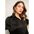 thumbnail image 6 of Roaman's Women's Plus Size Kate Satin Blouse, 6 of 6
