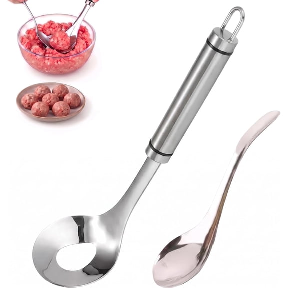 Stainless Steel Meatball Maker Spoon,2026 New Meatball Shaper Tool(1PCS)