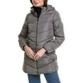 thumbnail image 3 of Big Chill Women's and Women's Plus Chevron Quilted Puffer Jacket with Hood, Sizes S-3X, 3 of 3