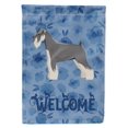 thumbnail image 1 of Carolines Treasures Ck6263gf Schnauzer Bandera de bienvenida Tamaño del jardín Afortunado Sencillez, 1 of 3