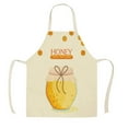 Cookware Festival Printed Linen Sleeveless Apron Kitchen Oil And Stain
