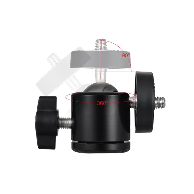 2pcs cabeza rotatoria giratoria de la bola del trípode de 360 grados con el soporte de la base del Irfora Cabeza de bola