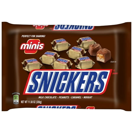 UPC 040000201328 product image for Snickers Original Minis Chocolate Candy Bars, 11.5 Oz. | upcitemdb.com