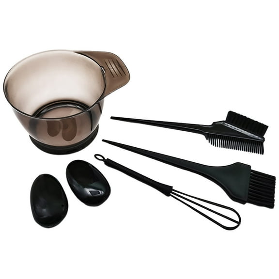 Hair Dye Brush Kit Color Coloring Bowl Set Ear Covers Applicator Professional Tool