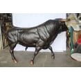 thumbnail image 2 of Nifao Giant Bronze Bull Statue, for Homes, Parks, Commercial – Garden Outdoor Decor Sculpture, 102"L x 36"W x 63"H, 2 of 11