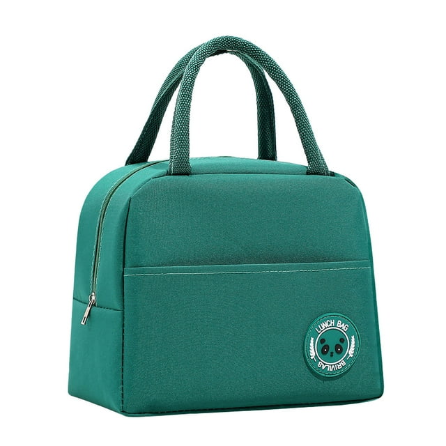 Thermal Insulated Bag,Lunch Bag High Capacity Tote Hangbag Reusable Lunch Box Crafted with Care