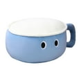 thumbnail image 2 of Almohada en forma de taza, adorno de almohada, cojín bonito, almohada decorativa para dormitorio, sala de estar, cama, guardería, decoración del hogar azul mayimx almohada de dibujos animados, 2 of 9