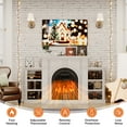 thumbnail image 4 of BOSHIRO 80" Fireplace TV Stand for TVs up to 90", Electric Fireplace with Mantel and Cabinets for Living Room, Bedroom, 4 of 9