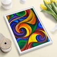 thumbnail image 4 of YALKIN Diamond Painting Kits for Adults, DIY 5D Diamond Painting Paint Abstract by Number with Gem Art Drill Dotz Diamond Painting Kits for Kids for Home Wall Décor, Gifts 11.8x15.7inch, 4 of 6