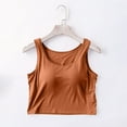 thumbnail image 2 of fatyb Crop Tank Tops for Women with Built in Bra Sleeveless Padded Womens Workout Yoga Shirts Activewear, 2 of 4