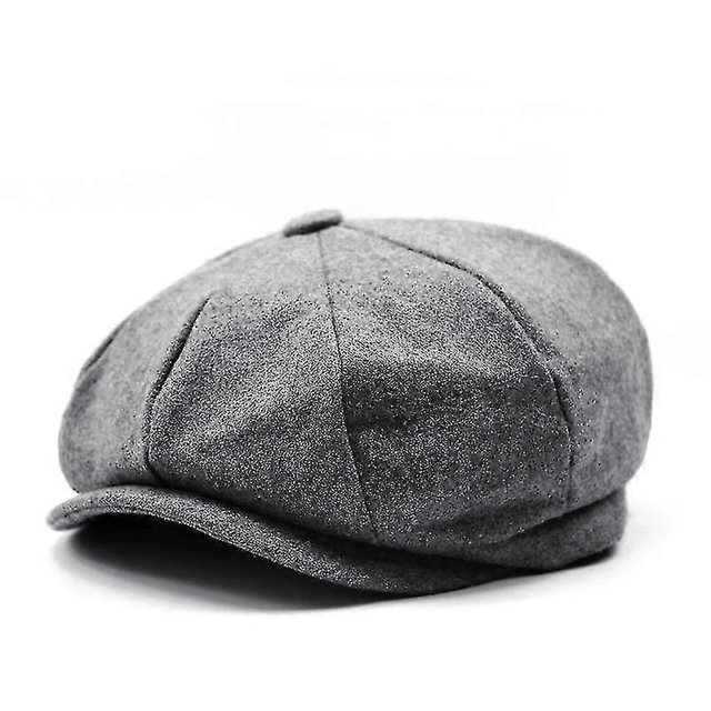 "Men's Plus Size Peaked Blindfold Flat Beret"