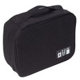 thumbnail image 1 of Travel Storage Bag Kit Data Cable U Disk Power Bank Electronic Accessories Digital Gadget Devices Organizer Case Handbag (Black), 1 of 9
