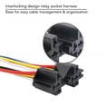 thumbnail image 4 of Automotive 5-Pin 30/40A 12V SPDT Relays with Interlocking Relay Sockets and in-Line ATC Fuse Holders, 4 of 7
