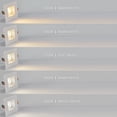 thumbnail image 6 of Maxxima 4 in. Low Kelvin Slim Square Recessed Anti-Glare LED Downlight, White Trim, Canless IC Rated, 1200 Lumens, 5 CCT 2200K-3500K, 6 of 10