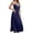 Navy, variant on UVEASISHA Lace Long Nightgowns for Women V Neck Adjustable Spaghetti Strap Night Dresses Silky Soft Long Slip Pajama Dress Red S