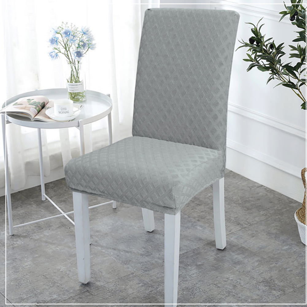 Details about   1/2/4PCS For Dining Chair Seat Covers Spandex Slip Banquet Protective Stretch 