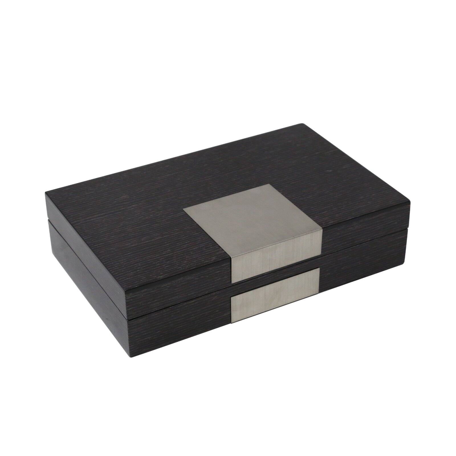 Lacquered Wooden Jewelry Box