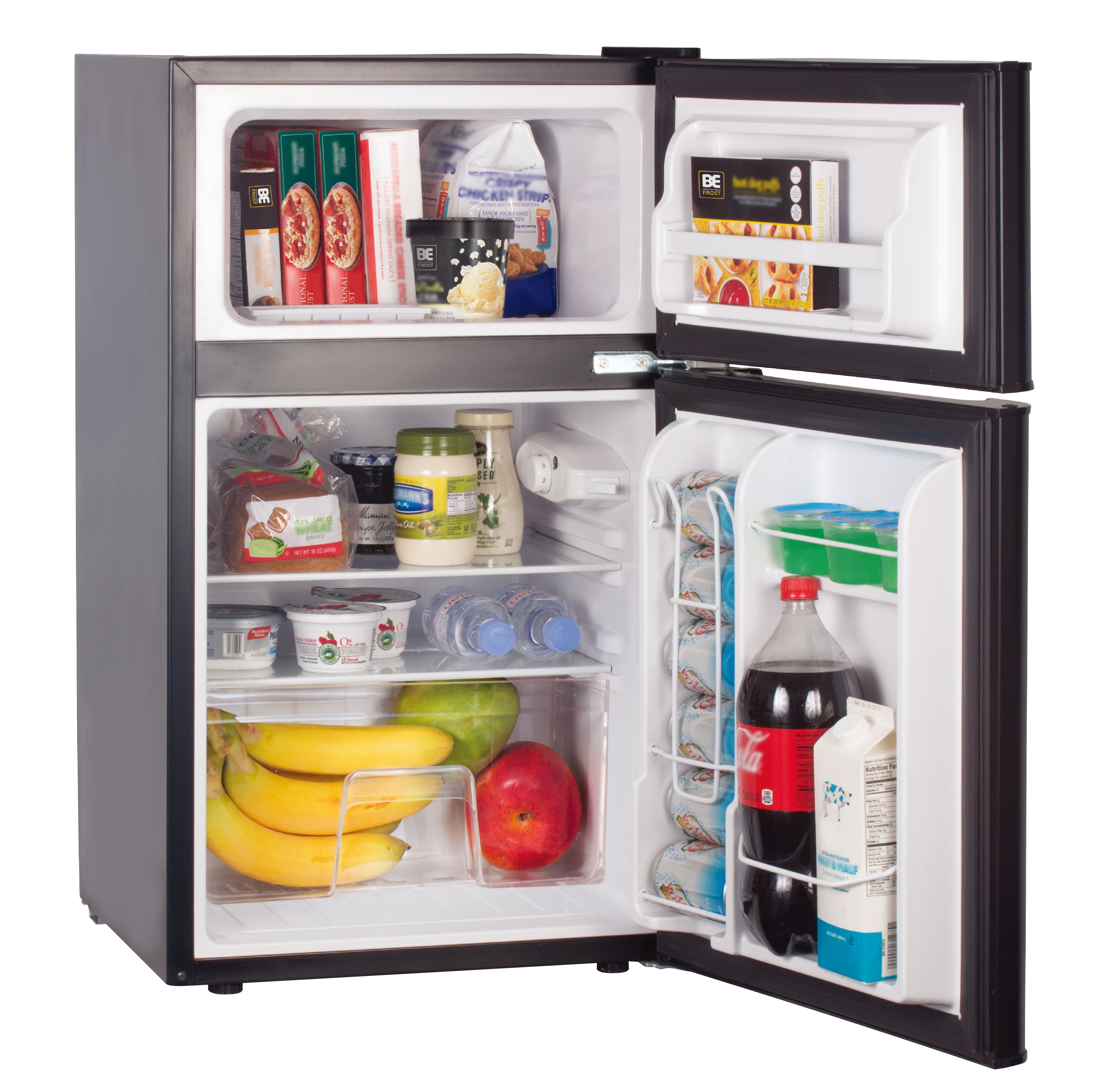 RCA RFR836 3.2 Cu Ft 2 Door Fridge and Freezer, Wine Refrigerator, Cosmetic  Fridge, Mini Refrigerator - AliExpress