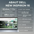 thumbnail image 4 of Dell Inspiron 16 Laptop for Business - 16" FHD+ IPS Anti-Glare Display • AMD Ryzen 7 8840U • Windows 11 Pro • Backlit Keyboard • Finger Printer • Wi-Fi 6E • Copilot+ PC • 64GB DDR5 RAM + 2TB SSD, 4 of 8