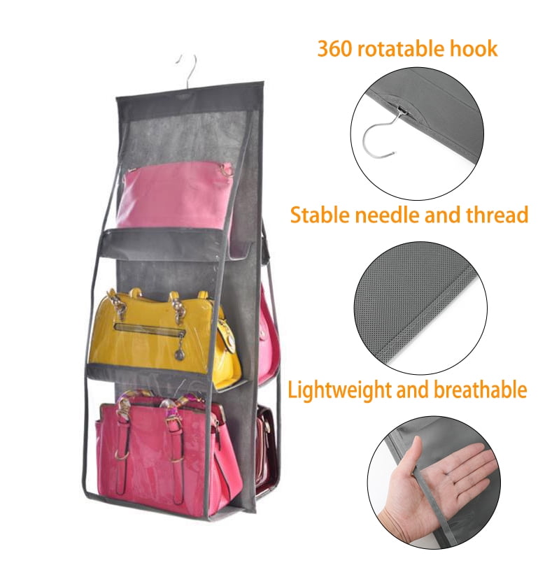 6 pocket foldable hanging bag