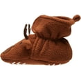 thumbnail image 5 of Hudson Baby Infant and Toddler Boy Cozy Fleece Booties, Moose, 0-6 Months, 5 of 8