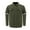 Army Green, variant on Mens Air Conditioned Cooling Jacket with Fans Detachable Sleeve Mesh Liner Collared Coat Outdoor Workwear L