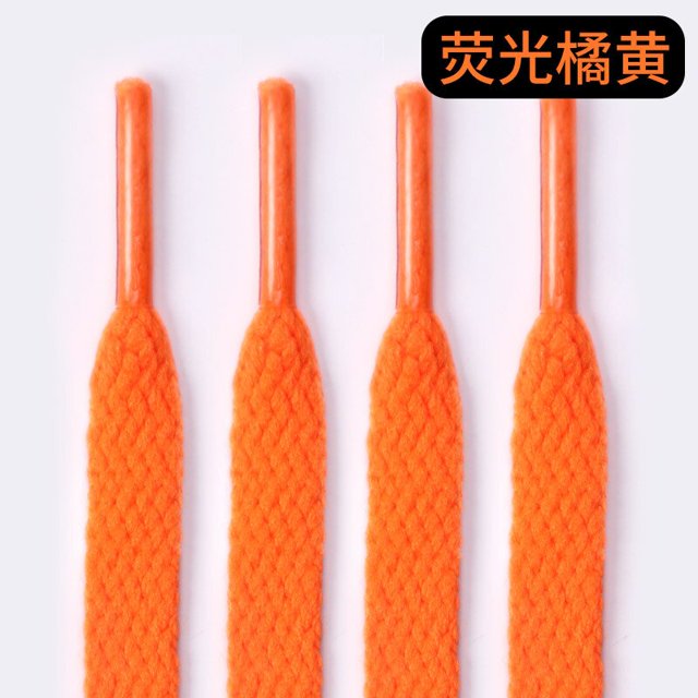 Cordones de tela para zapatillas de deporte, cordones planos suaves de 8mm, 60-160cm, 1 par, venta al por mayor