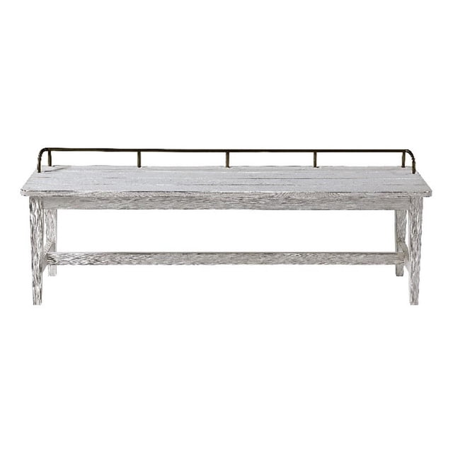Pendleton Ivory Finished Wood Dining Bench