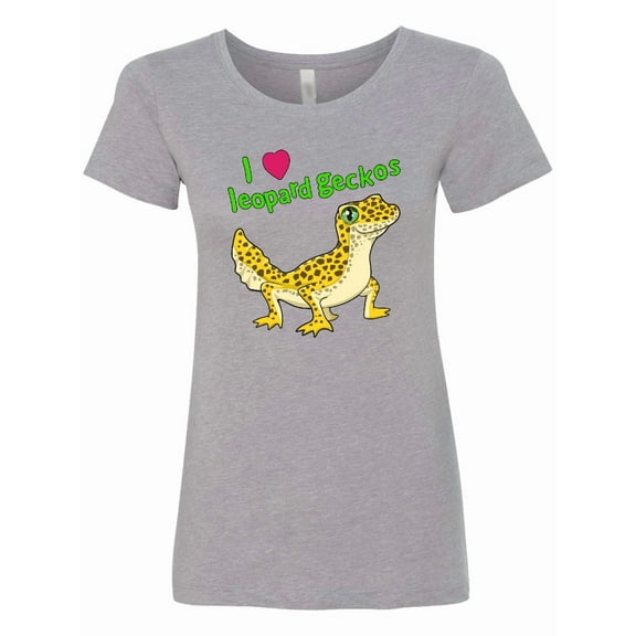 Inktastic I Love Leopard Geckos Women's T-Shirt