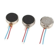 Unique Bargains 3 Pcs 10mm x 3.4mm DC 3V Cell Phone Coin Flat Vibrating Vibration Motor