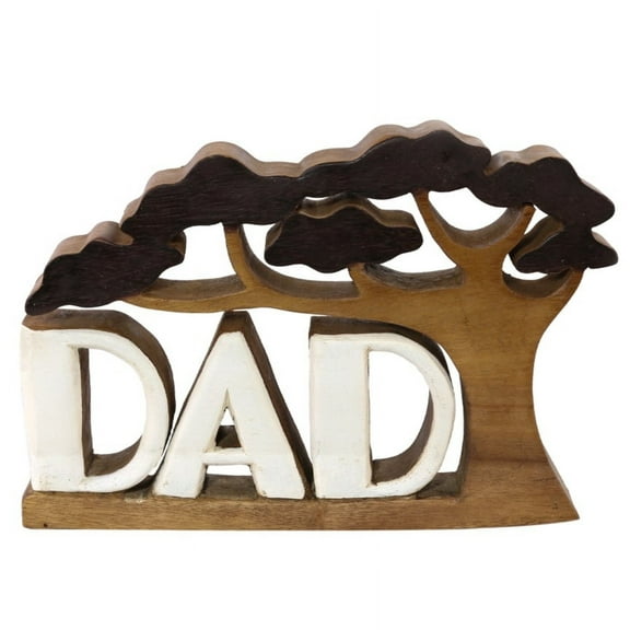 Decozen Gifts for Dad – Handcrafted Wooden Dad Letters Centerpiece, Father’s Day Gift Ideas, Dad Birthday Gifts, Personalized Gifts for Dad, Home Decor for Dad
