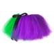 thumbnail image 5 of Falda tutú de Joker con diseño de murciélago verde y morado para niñas pequeñas, minifalda de tul esponjosa, disfraz de payaso malvado para Halloween, ropa para niños, 5 of 5