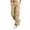 Khaki, variant on Sweatpants for Women Cargo Cinch Bottom Elastic Waist Loose Lightweight Jogger Pants with Multi Pockets