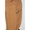 thumbnail image 7 of Carhartt mens Firm Duck Double- Front Dungaree B01 work utility pants, Carhartt Brown, 42W x 32L US, 7 of 7