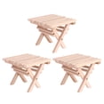 thumbnail image 7 of MANLINGDA 3pcs Miniature Foldable Wooden Table Set for Desk or Camping Decor, 7 of 7