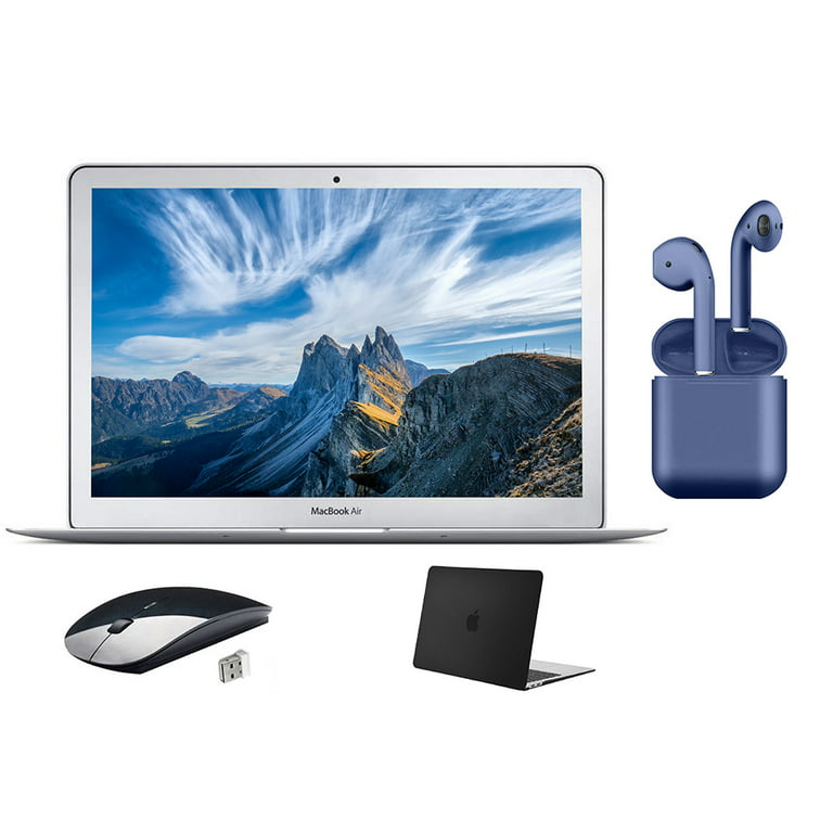 spørge Forhøre Vær opmærksom på Refurbished | Apple MacBook Air | 13.3 inch | Intel Core i5 1.6GHz | 4GB RAM,  128GB SSD | Bundle: Black Case, Wireless Mouse, Bluetooth/Wireless Airbuds  By Certified 2 Day Express - Walmart.com