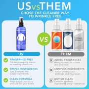 InstaSteam Clothes Wrinkle Release Spray Travel Size Skin Sensitive - Fragrance Free Wrinkle Releaser - Fabric Deodorizer, Fabric Softener, Anti Static Spray - Travel Essential 3 Fl Oz (Pack of 2)