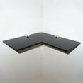 thumbnail image 2 of Corner Wall Shelves, Floating Corner Shelves in , Black, 2 of 6