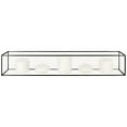thumbnail image 2 of Koyal Wholesale Long Glass Candle Holder Centerpiece Box, Black 24 x 4 x 4 Inches, Centerpiece Tray Décor, 2 of 5