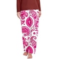 thumbnail image 7 of Felirenzacia Big and Tall Women's Pajama Pants Loose Boho Graphic Cozy Pj Bottoms for Plus Women Multicolor,XXXXXL, 7 of 7