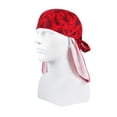 thumbnail image 3 of Clossjun Cooling Skull Cap Helmet Liner, Breathable Sweat Wicking Head Wrap Bandana Hat for Men Women, Paisley Cycling Running Cap, 3 of 4