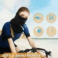 thumbnail image 4 of Mascarilla facial tipo bandana Neck Gaiter, paquete de 6 unidades, Finvizo, color negro, 4 of 7