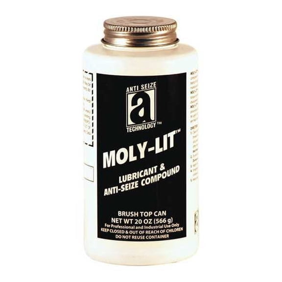 Anti-Seize Technology Anti Seize,Moly Paste,20oz,Brush Top Can 12018
