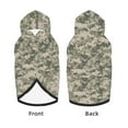 thumbnail image 2 of Dog Hoodie Pet Clothes Army Digital Camouflage Sweater Sweatshirts Pullover Coat for Large Medium Dogs Large, 2 of 6