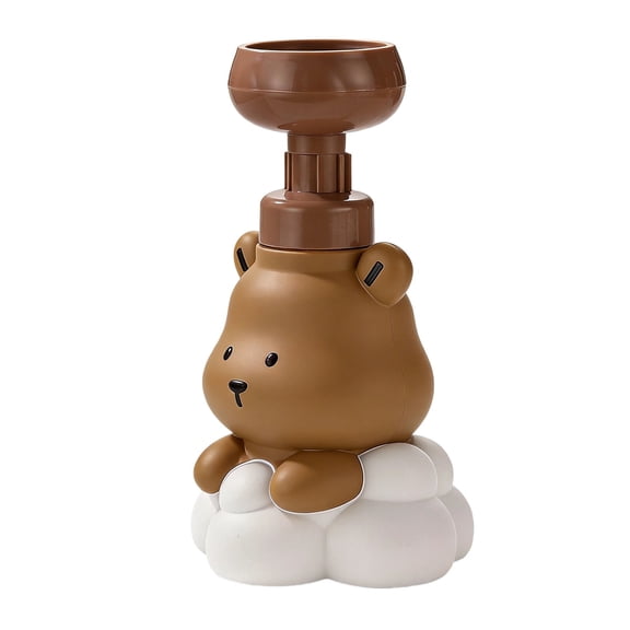 Cute Bear Paw Print Refillable Foaming Soap Dispenser, Whimsical Halloween Animal Pump Bottle For Kitchen Bathroom Hand Wash