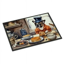 Carolines Treasures DAC1772JMAT 24 x 36 in. Unisex French Bulldog Fall Kitchen Pumpkins Indoor or Outdoor Mat
