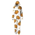 thumbnail image 1 of MKLEKYY Pyjamas d'Halloween Imprimé Citrouille à Capuche Ensemble de Maison Pyjamas Assortis pour Maman et Enfants Maman 15030, 1 of 1